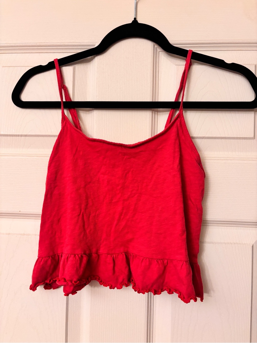 Ruffle tank top
